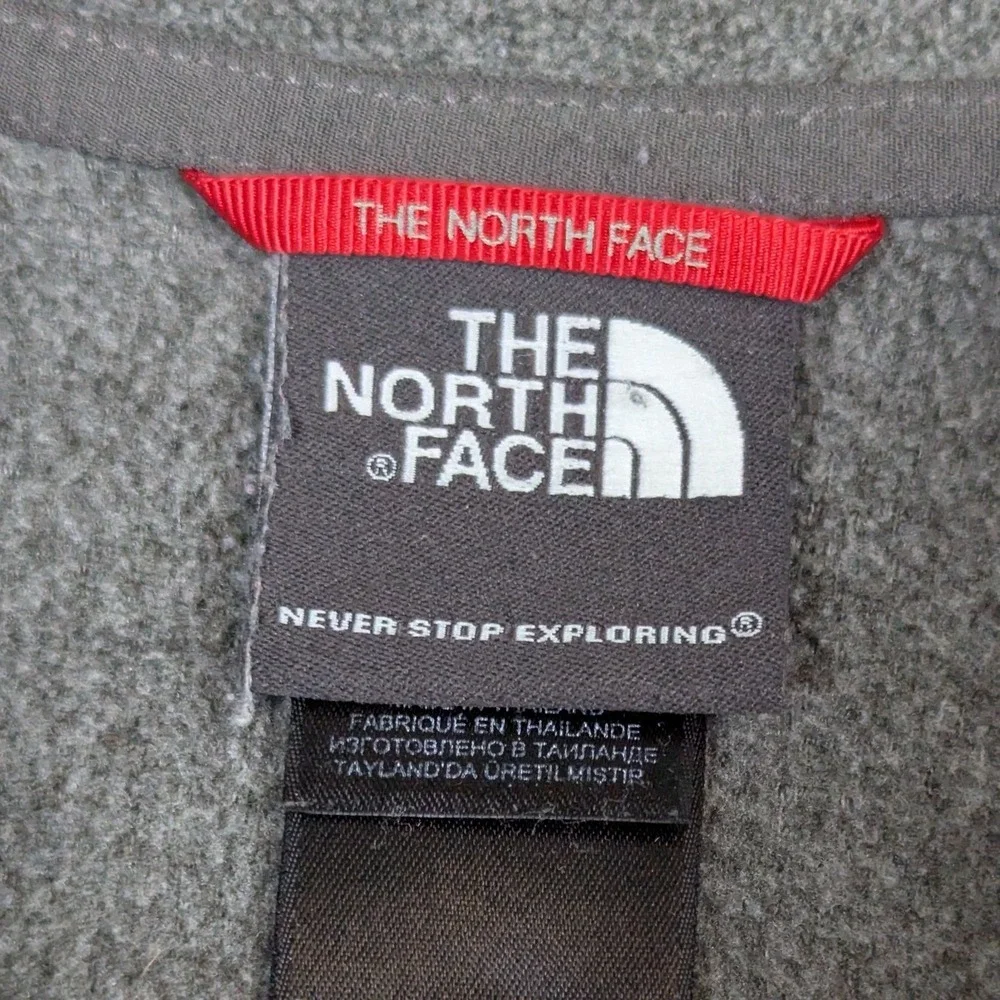 The North Face Mens XXL Polartec Classic Fleece Pullover Olive Green Crewneck